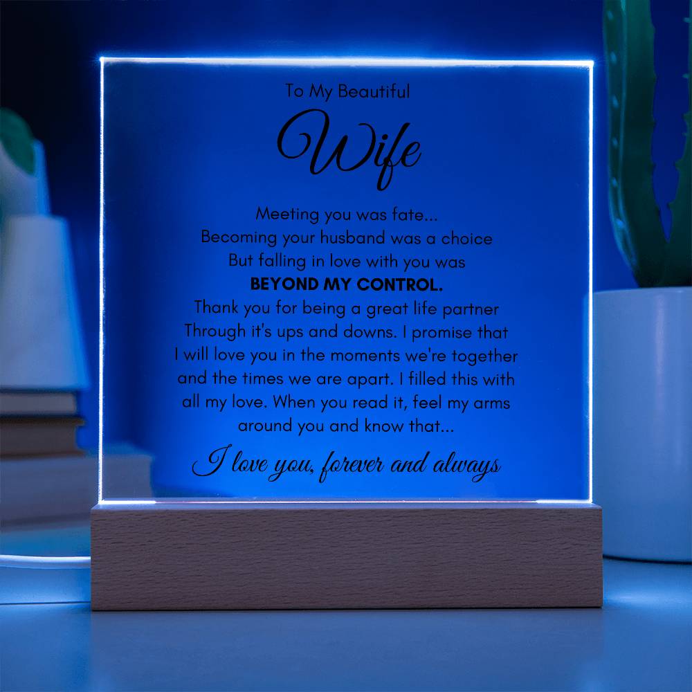 Gift for Wife – Fate – Acrylic Square – image 5