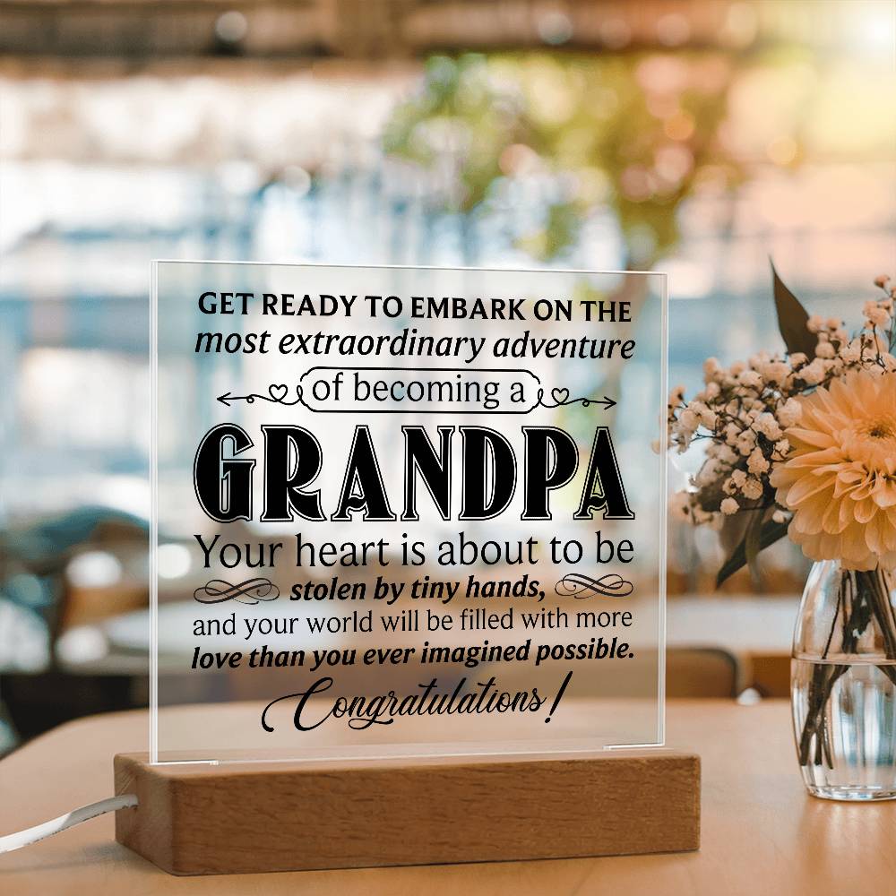 Grandpa – Acrylic Square – image 2