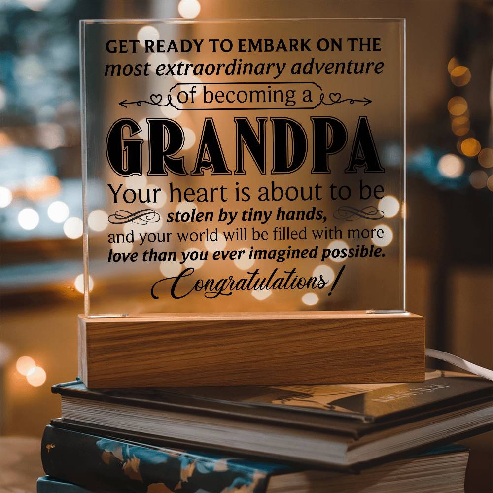 Grandpa – Acrylic Square – image 3