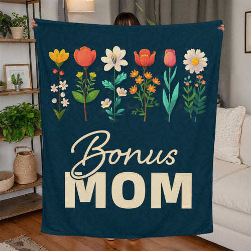 Bonus Mom – Jersey Fleece Blanket – image 2