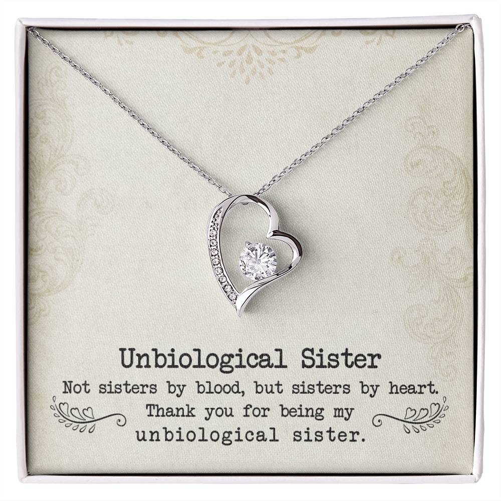 Forever Love Necklace for an Unbiological Sister