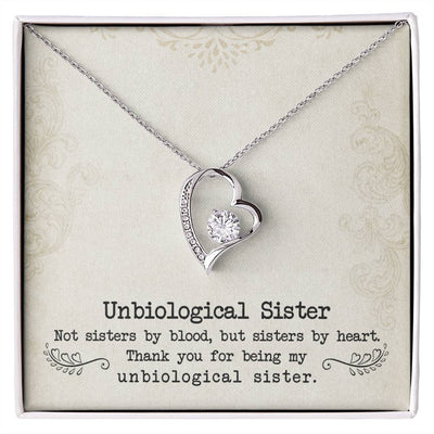 Forever Love Necklace for an Unbiological Sister