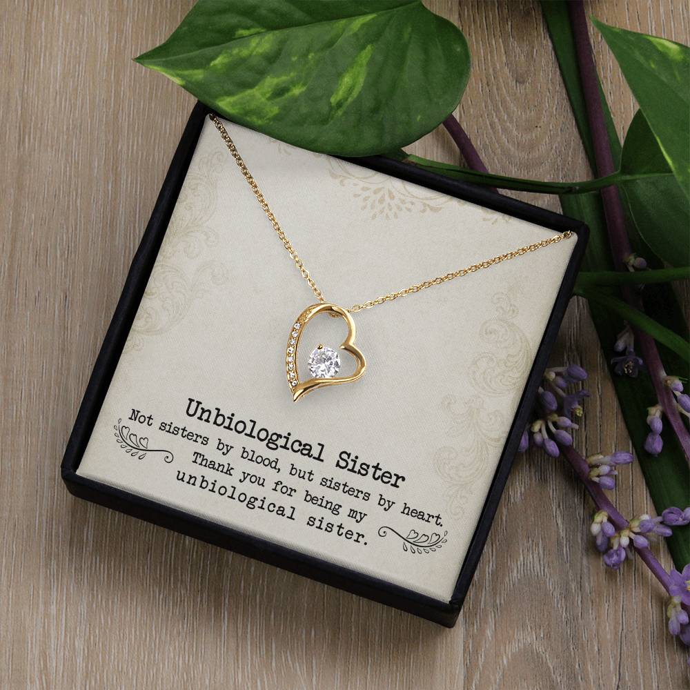 Forever Love Necklace for an Unbiological Sister – image 4