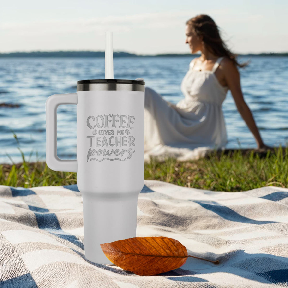 Coffee Gives Me Powers – Teachers Mug – image 2