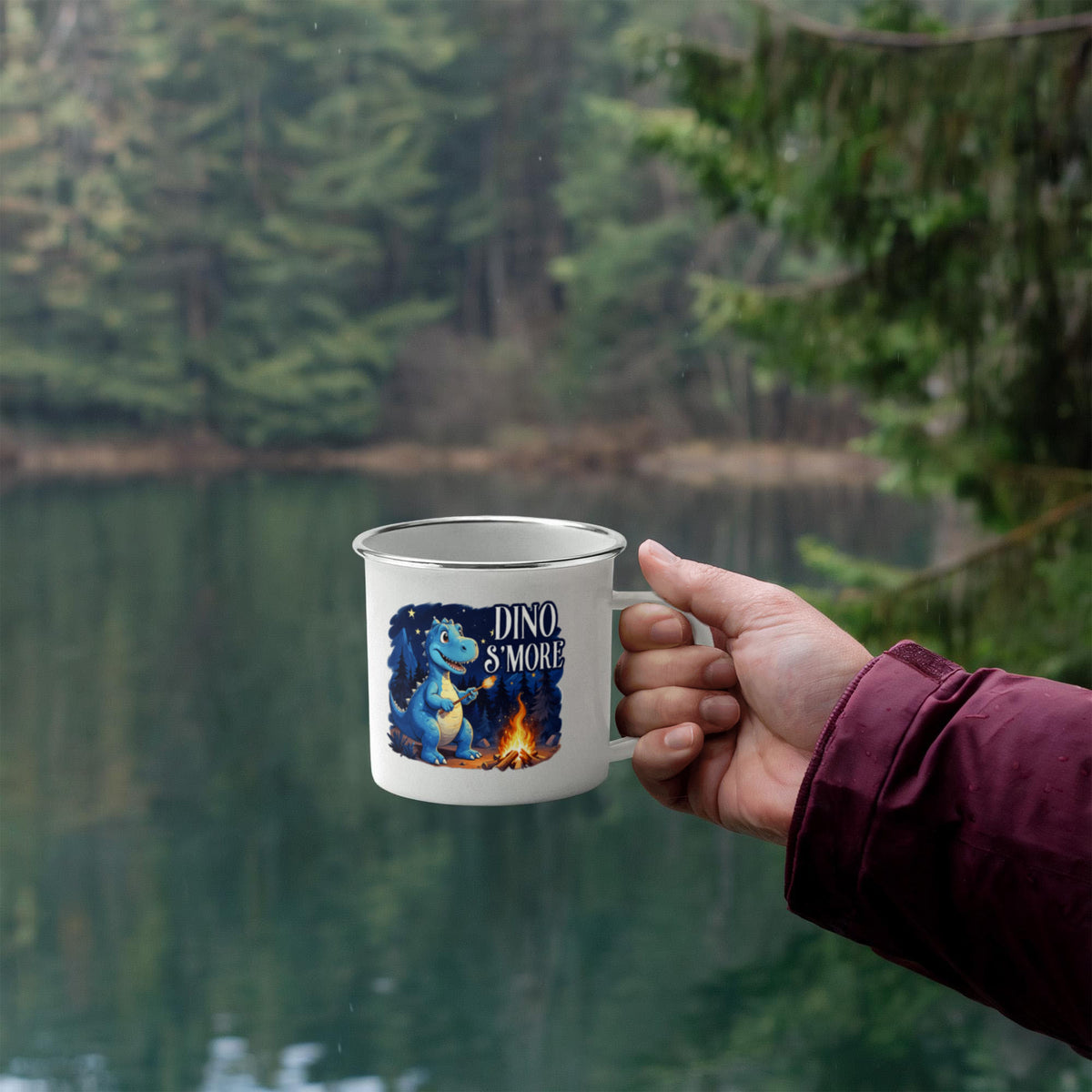 Dino Smores – Camping Mug – image 2