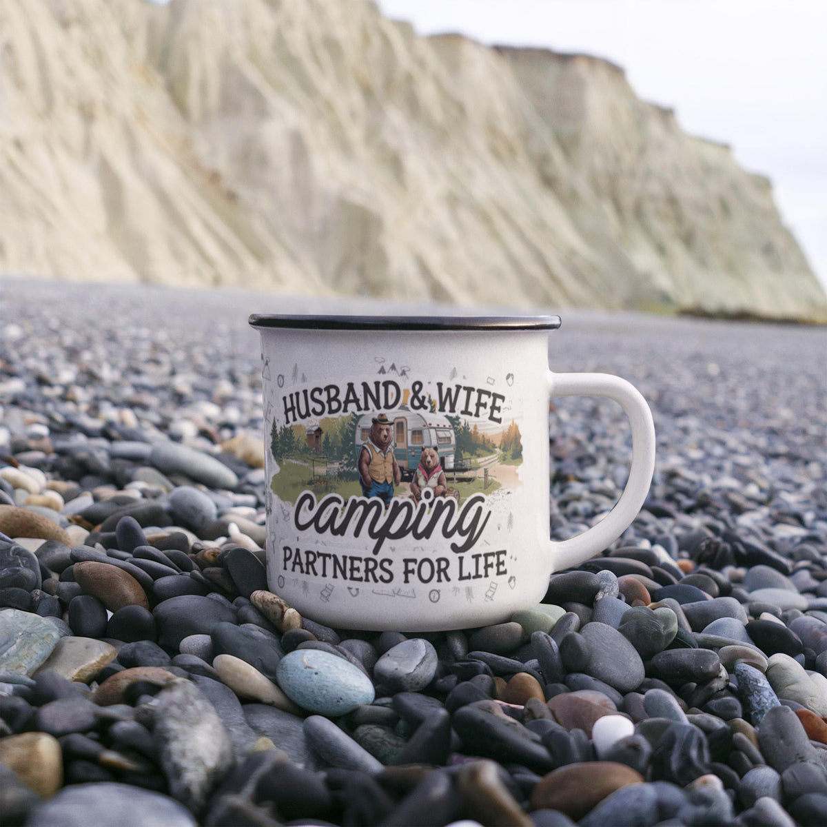 Camping Partners For Life – Camping Mug – image 2