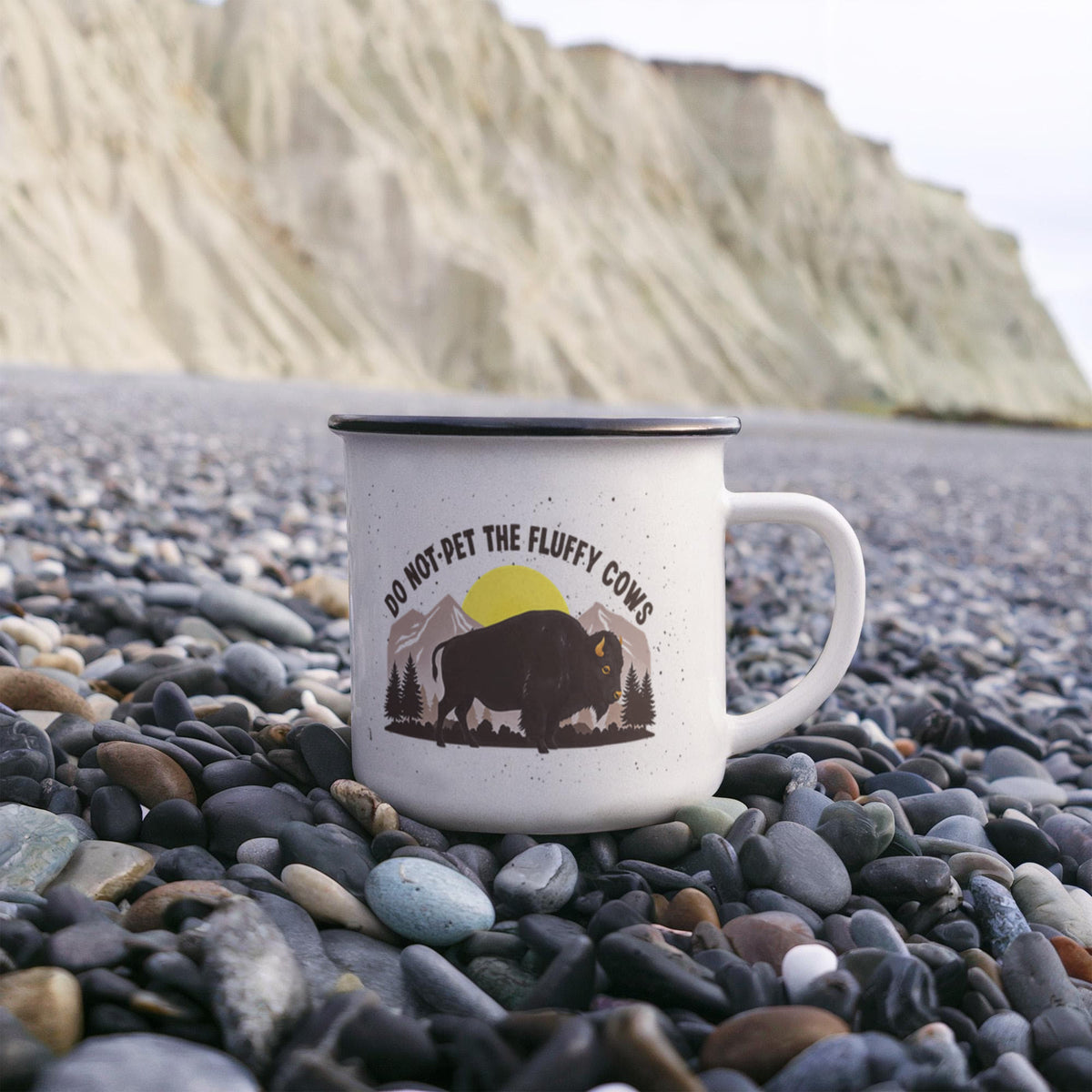 Fluffy Cows – Camping Mug – image 2