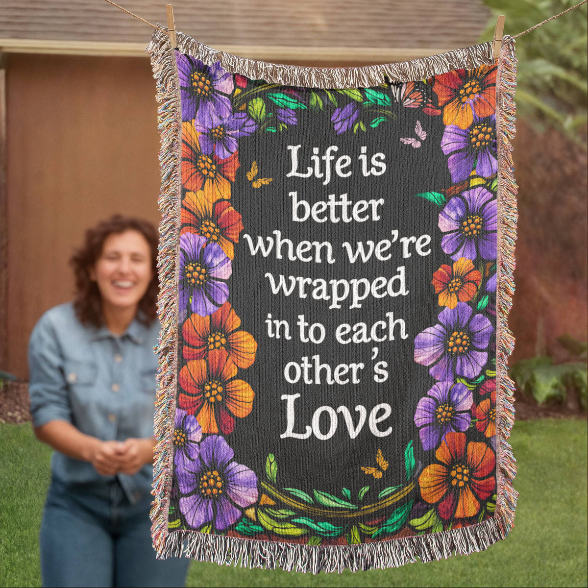 Life is Better With You – Heirloom Blanket – image 4