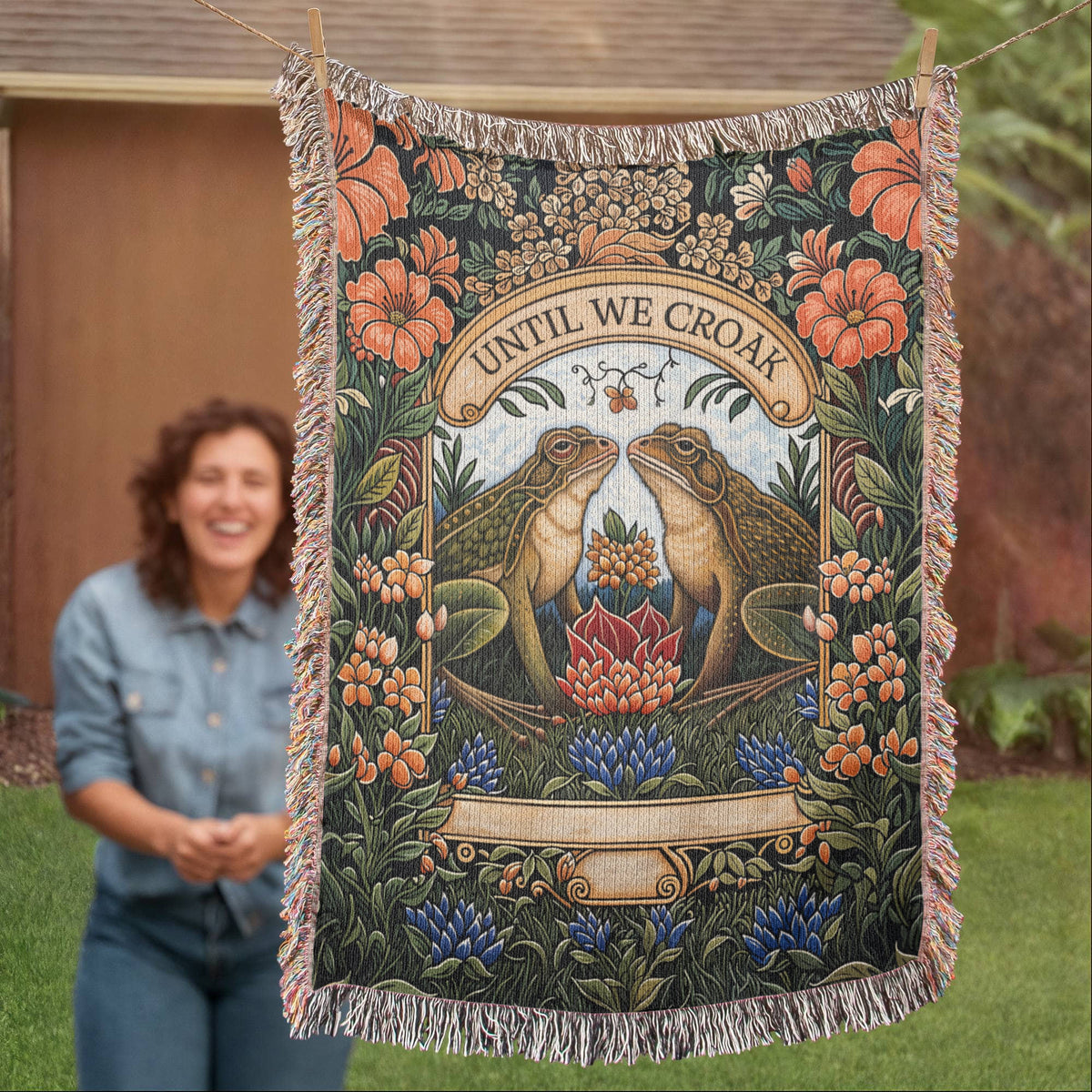 Til We Croak – Heirloom Blanket – image 5