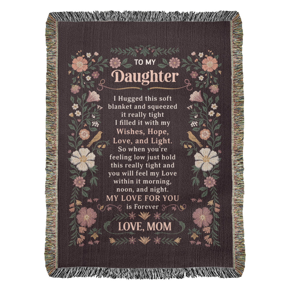 Gift for Daughter – – Heirloom Blanket