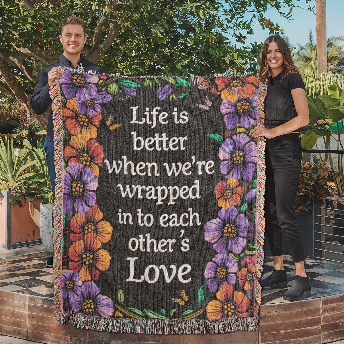 Life is Better With You – Heirloom Blanket – image 9