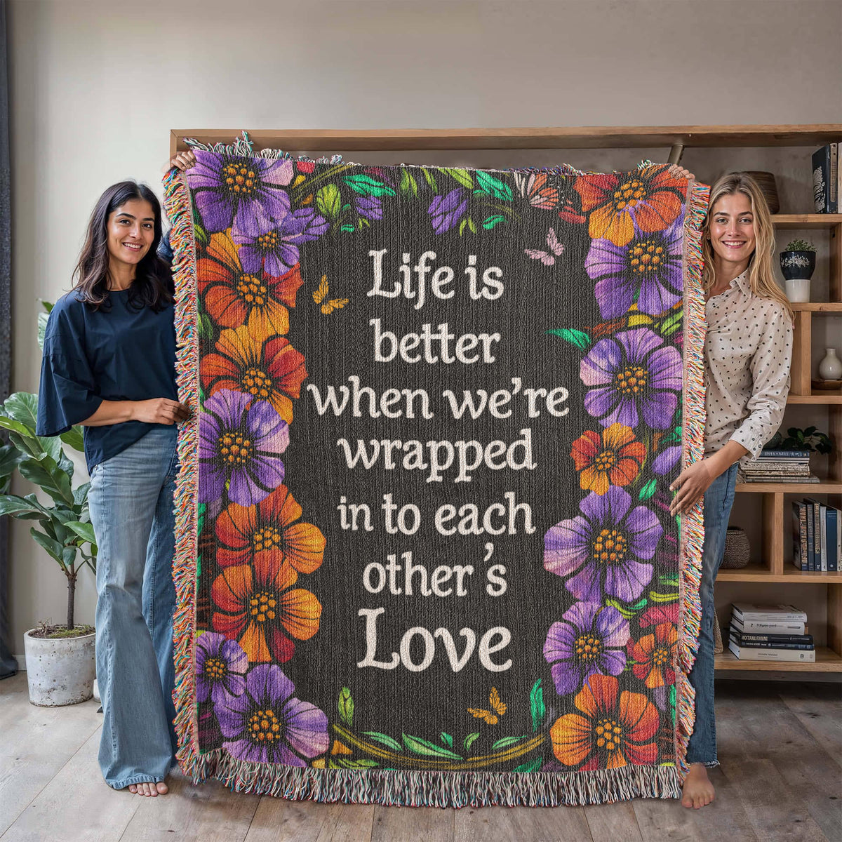 Life is Better With You – Heirloom Blanket – image 6