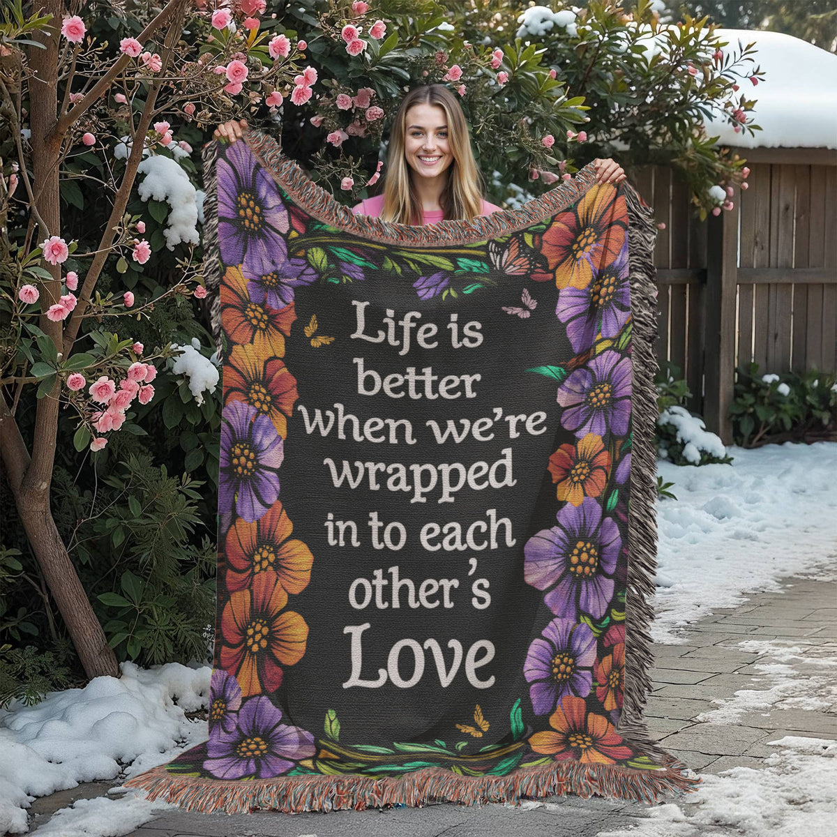 Life is Better With You – Heirloom Blanket – image 3