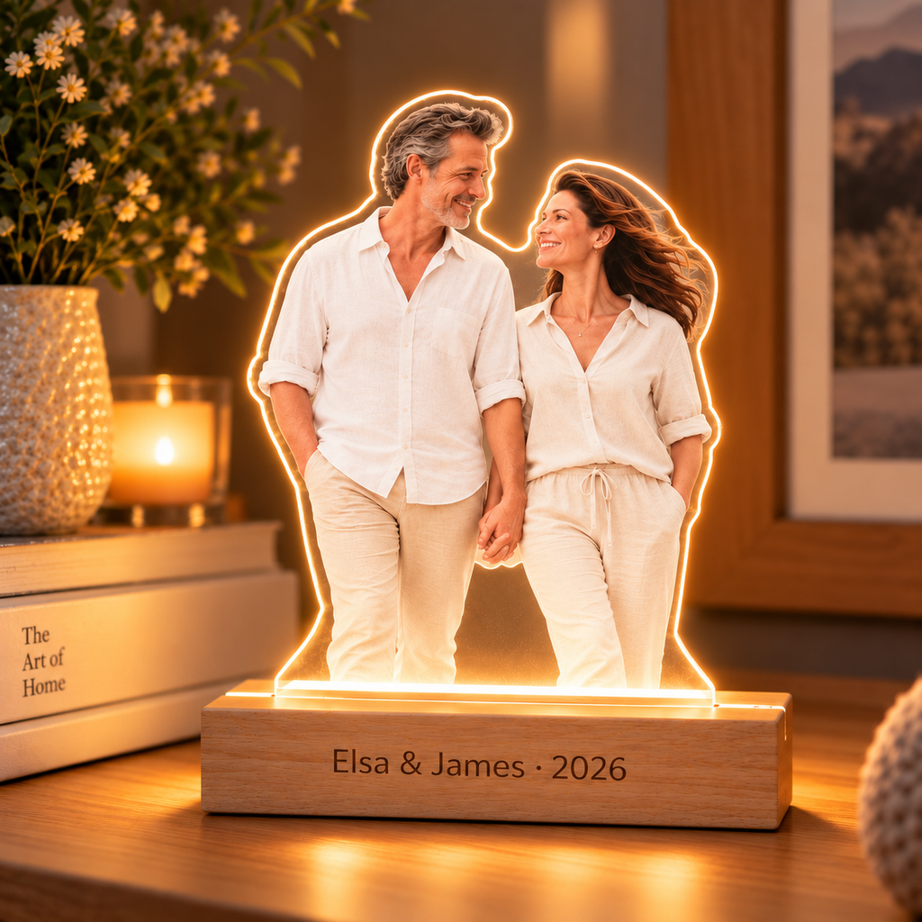Custom Photo Night Light – Personalized Acrylic Keepsake