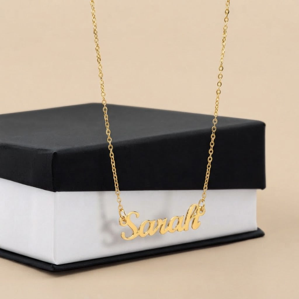 Personalized Name Necklace – Classic Script Style