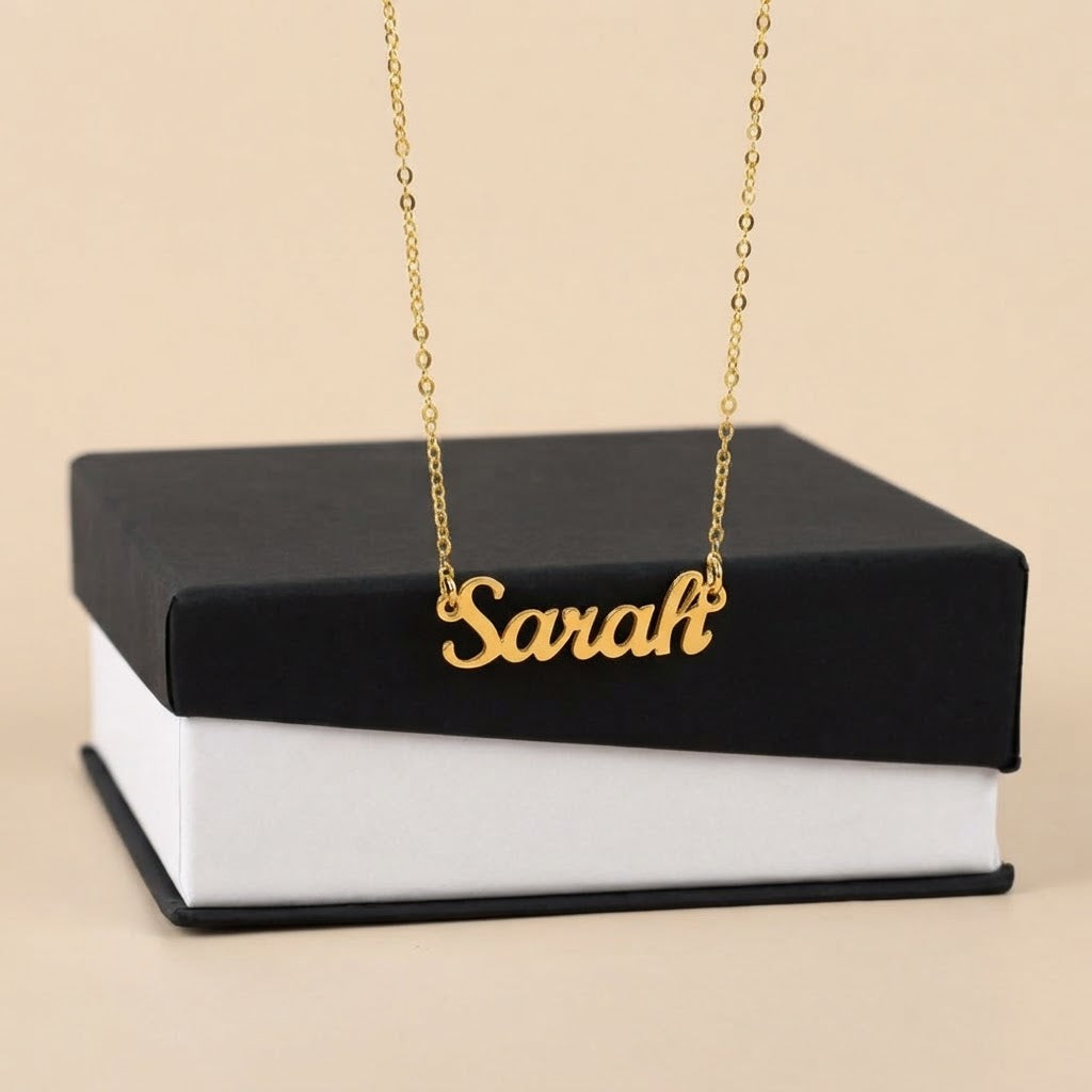 Personalized Name Necklace – Signature Script Style