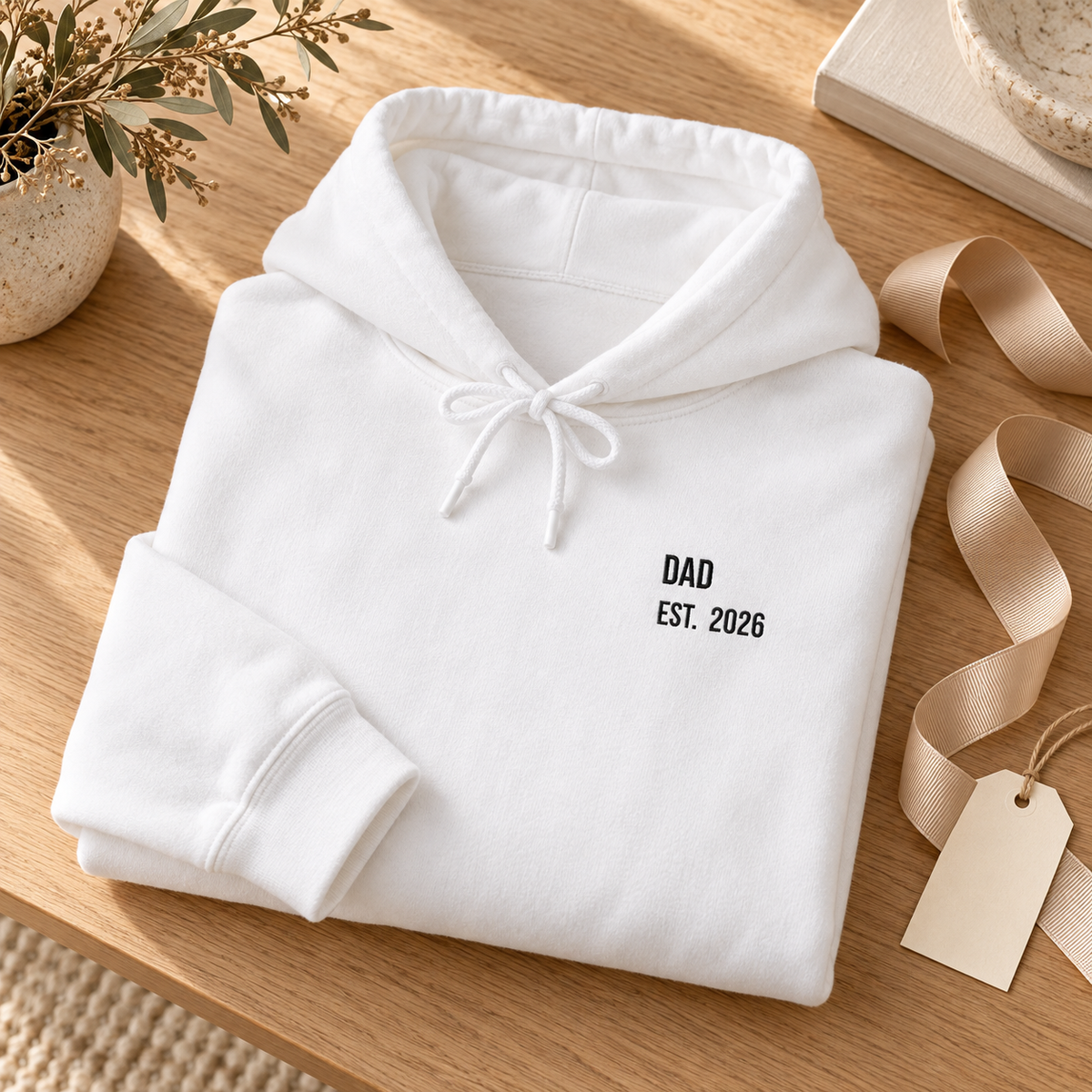 Personalized Dad EST. Hoodie – Custom Year – image 4