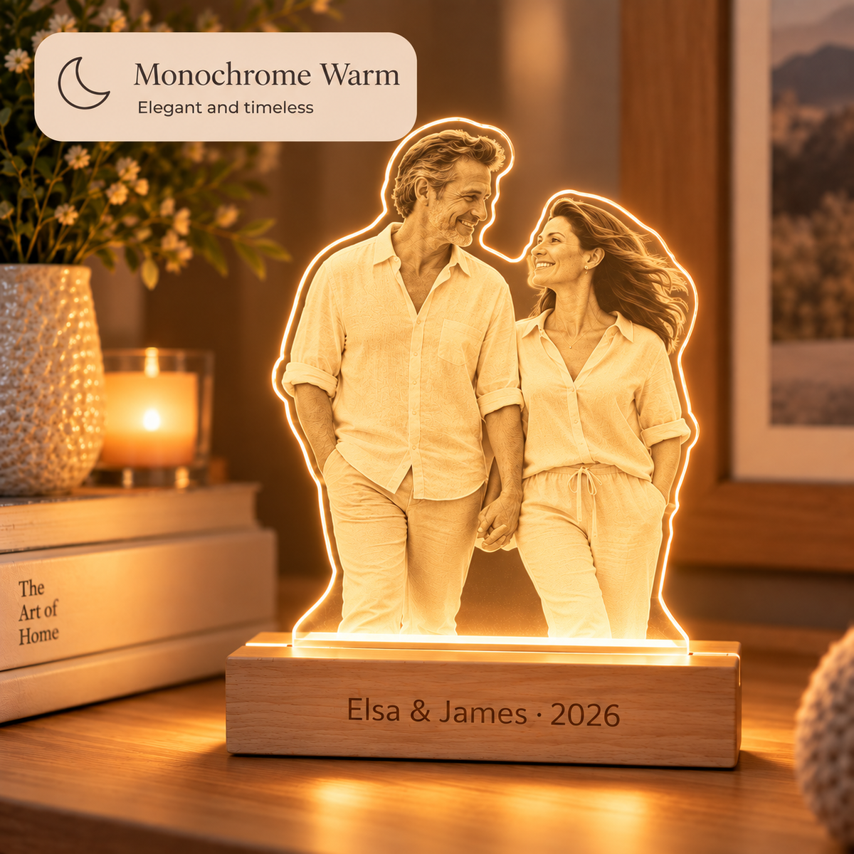 Custom Photo Night Light – Personalized Acrylic Keepsake