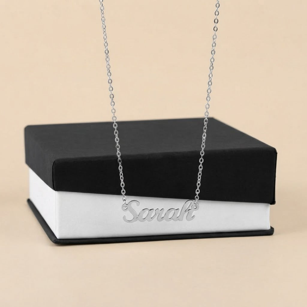 Personalized Name Necklace – Classic Script Style