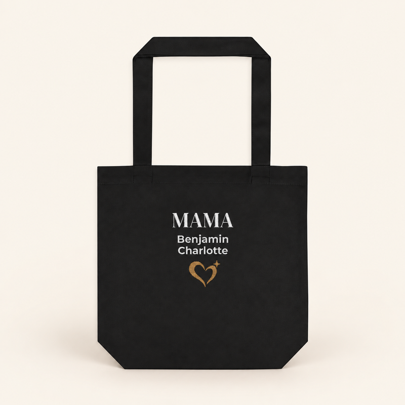 Personalized Mama Tote Bag with Kids’ Names