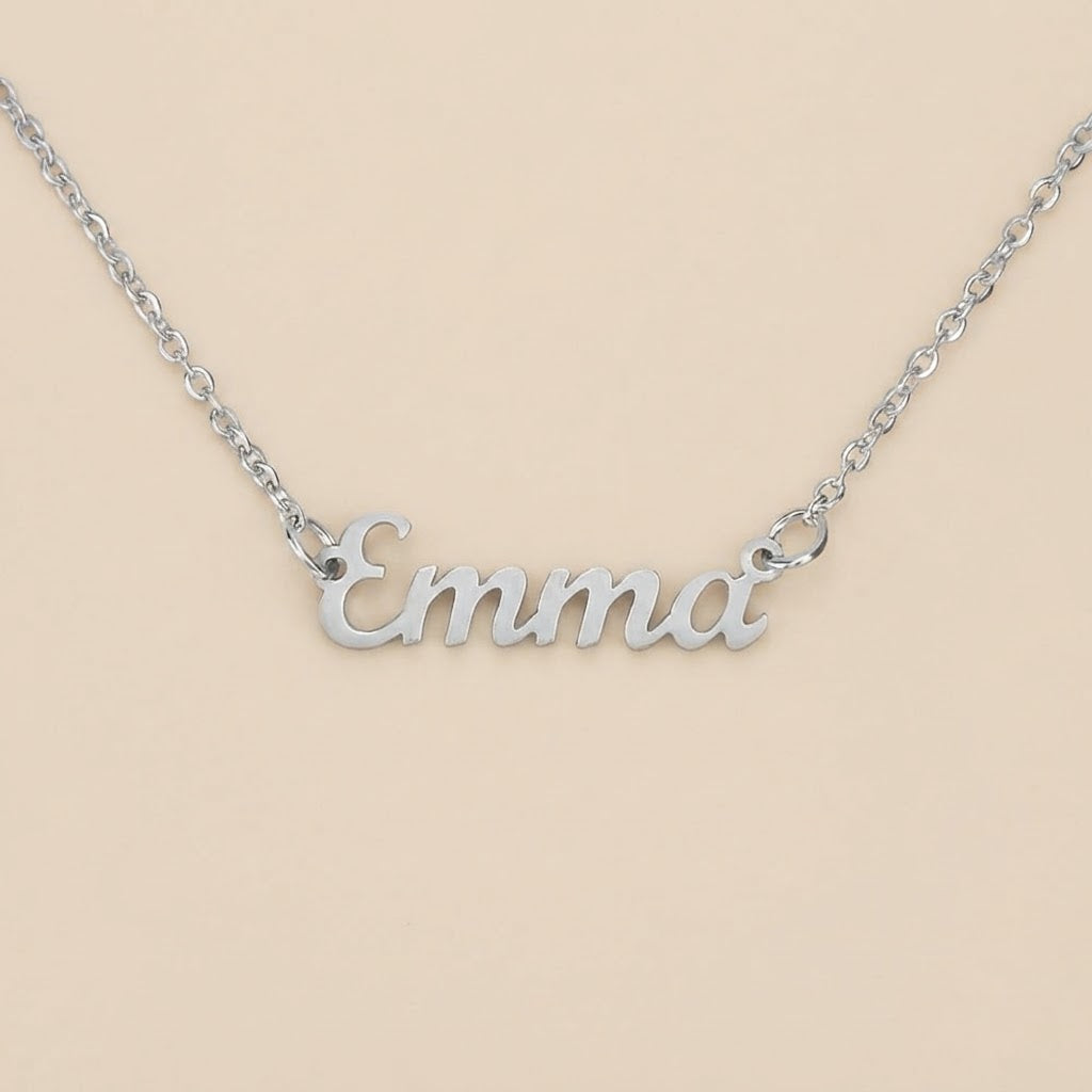Personalized Name Necklace – Classic Script Style
